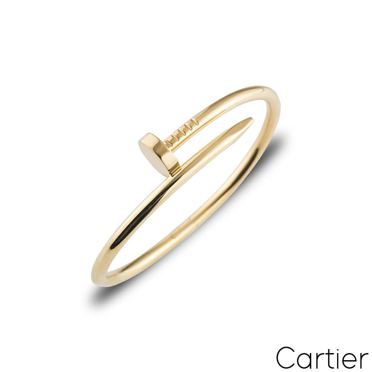 Cartier Yellow Gold Plain Juste Un Clou Bracelet Size 17 B6048217 Cartier Yellow Gold Plain Juste Un Clou Bracelet Size 17 B6048217